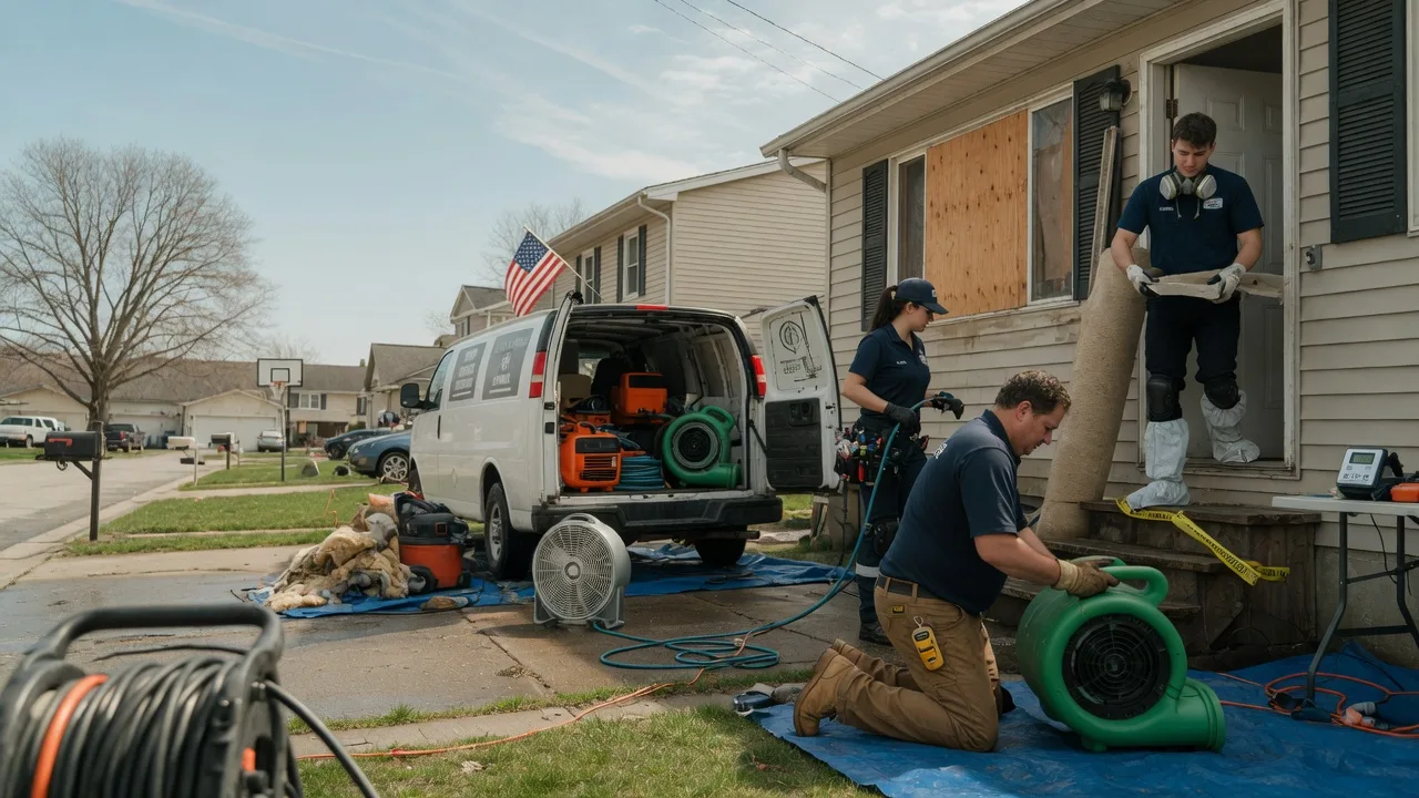 Water Damage Restoration in West Jefferson, OH near me